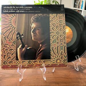 Wieniawski The Two Violin Concertos Itzhak Perlman Ozawa LP 1973 Angel S-1-36903